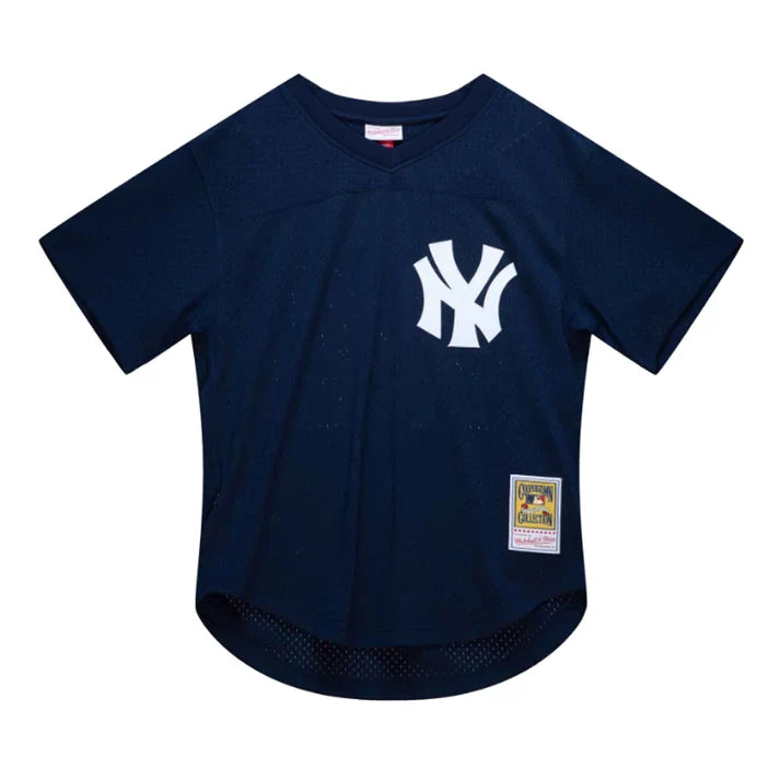 Rickey Henderson New York Yankees MLB Mitchell & Ness Men Navy 1986 Authentic BP Jersey product image 3, provided for visual