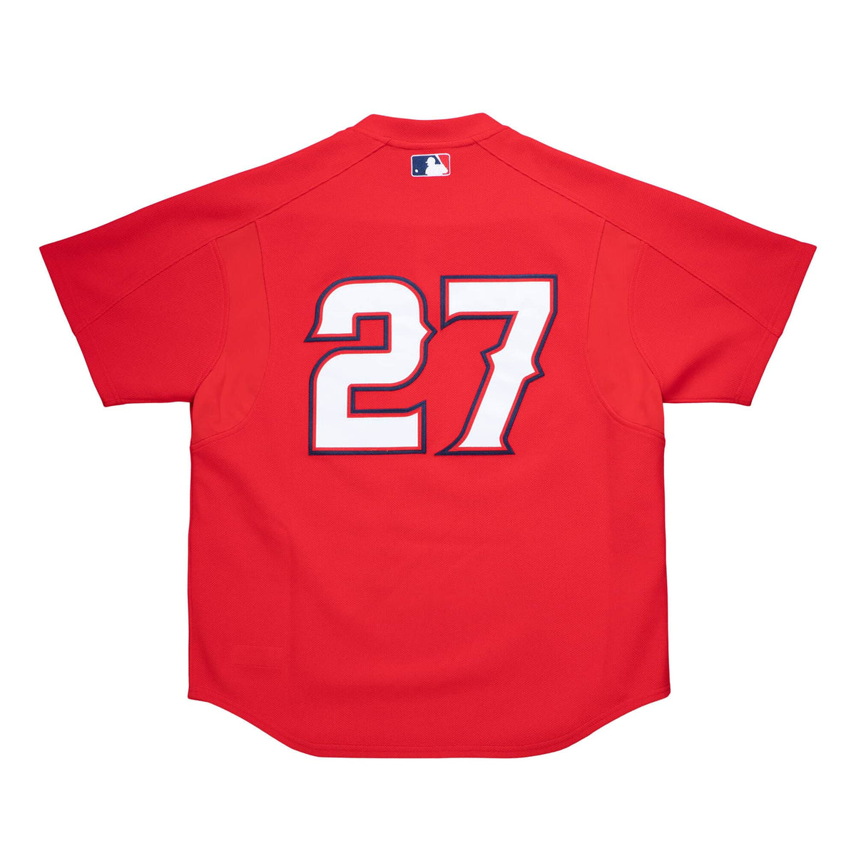 Vladimir Guerrero Anaheim Angels MLB Mitchell & Ness Men Red 2004 Authentic BP Jersey product image 1, provided for visual