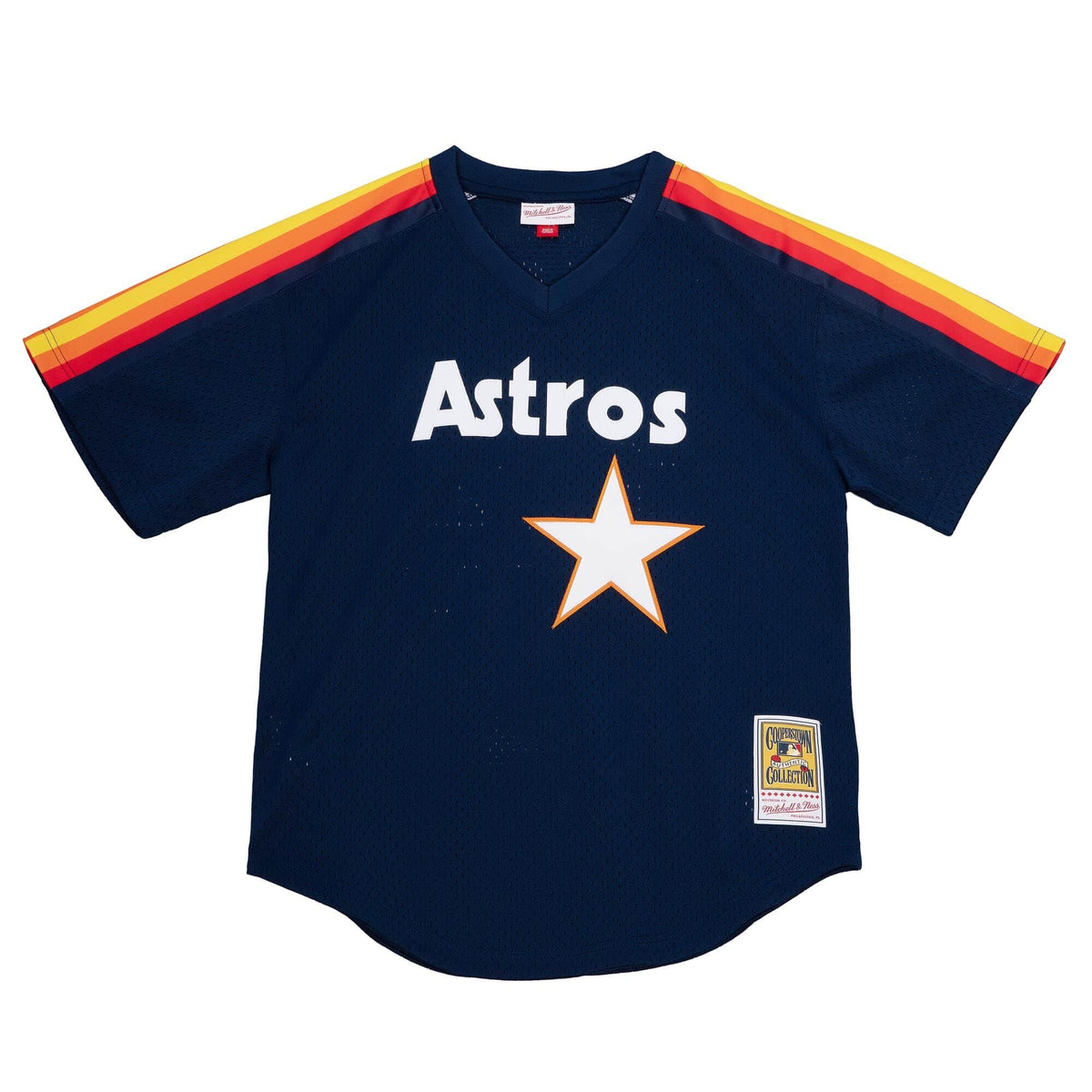 Nolan Ryan Houston Astros MLB Mitchell & Ness Men Navy 1988 Authentic BP Jersey product image 2, provided for visual
