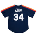 Nolan Ryan Houston Astros MLB Mitchell & Ness Men Navy 1988 Authentic BP Jersey product image 1, provided for visual