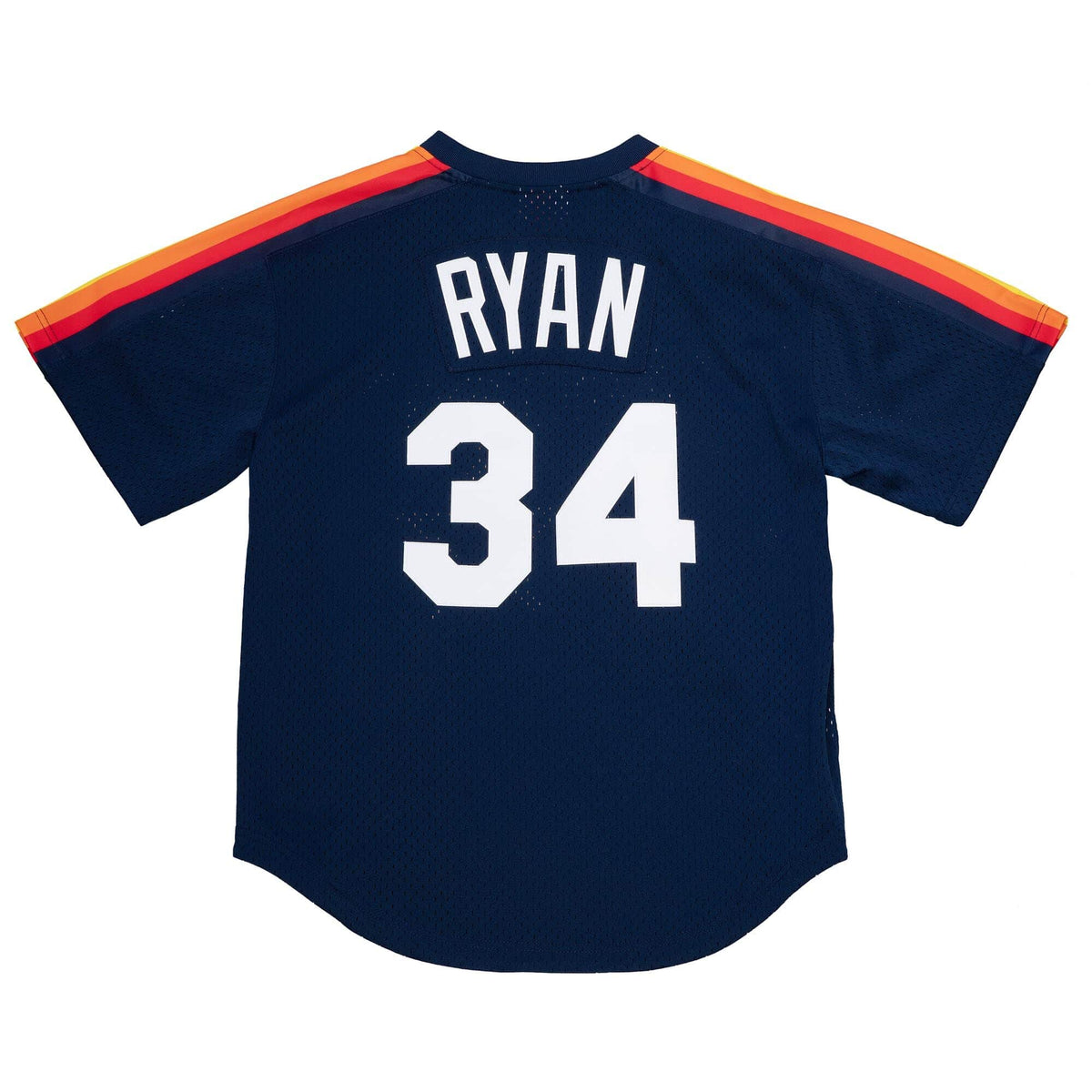 Nolan Ryan Houston Astros MLB Mitchell & Ness Men Navy 1988 Authentic BP Jersey product image 1, provided for visual