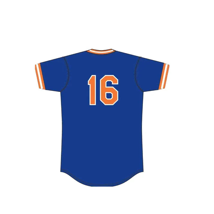 Dwight Gooden New York Mets MLB Mitchell & Ness Men Royal Blue 1986 Authentic BP Jersey product image 2, provided for visual
