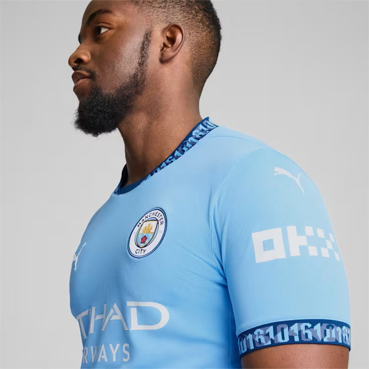 Manchester City EPL Puma Men Light Blue 2024/25 Replica Jersey product image 6, provided for visual reference and product