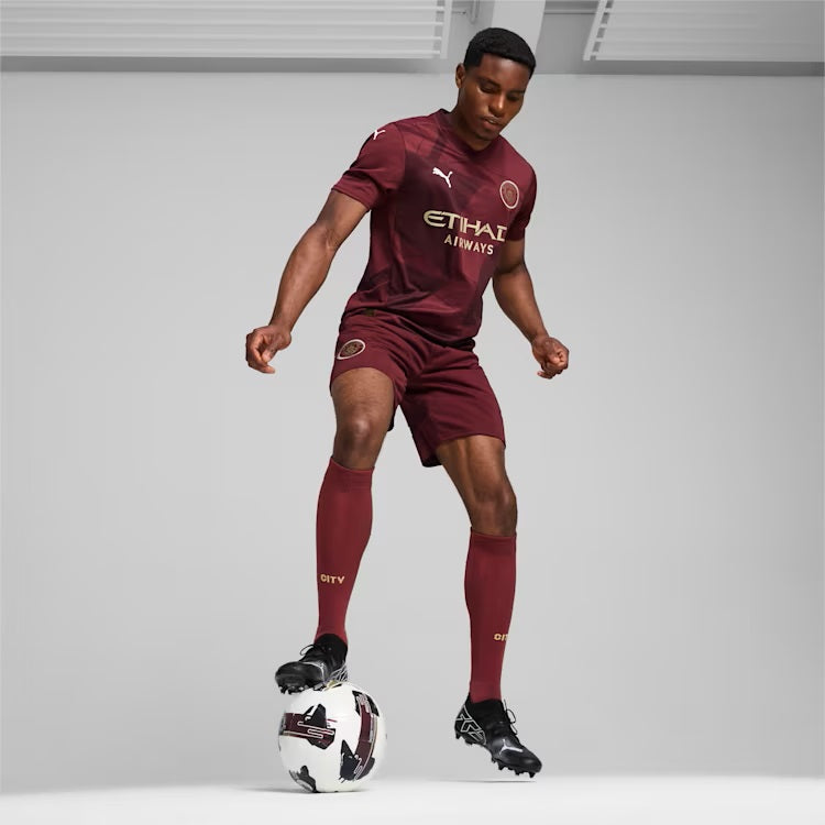 Manchester City EPL Puma Men Red 2024/25 Third Replica Jersey product image 5, provided for visual reference and product