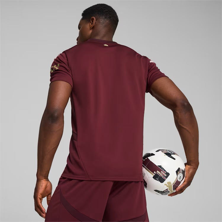 Manchester City EPL Puma Men Red 2024/25 Third Replica Jersey product image 6, provided for visual reference and product