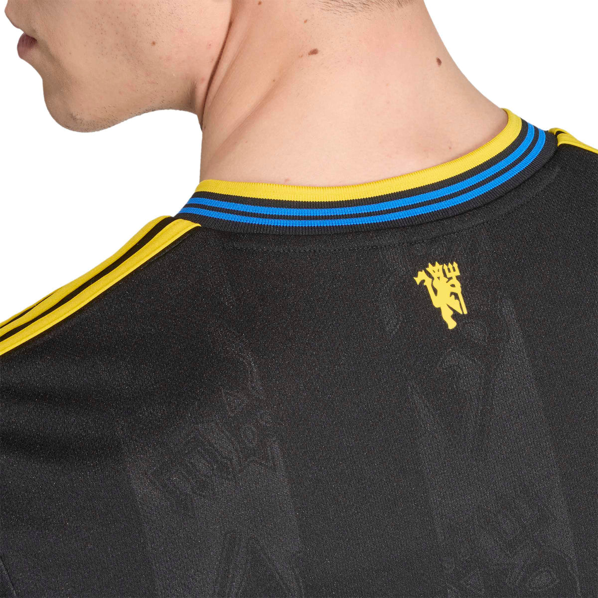 Manchester United FC EPL Adidas Men Black 2025/26 Third Replica Jersey product image 7, provided for visual reference and