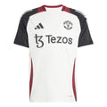 Manchester United FC EPL Adidas Men White 2025 Training Jersey product image 1, provided for visual reference and product