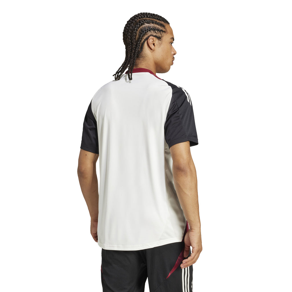 Manchester United FC EPL Adidas Men White 2025 Training Jersey product image 4, provided for visual reference and product