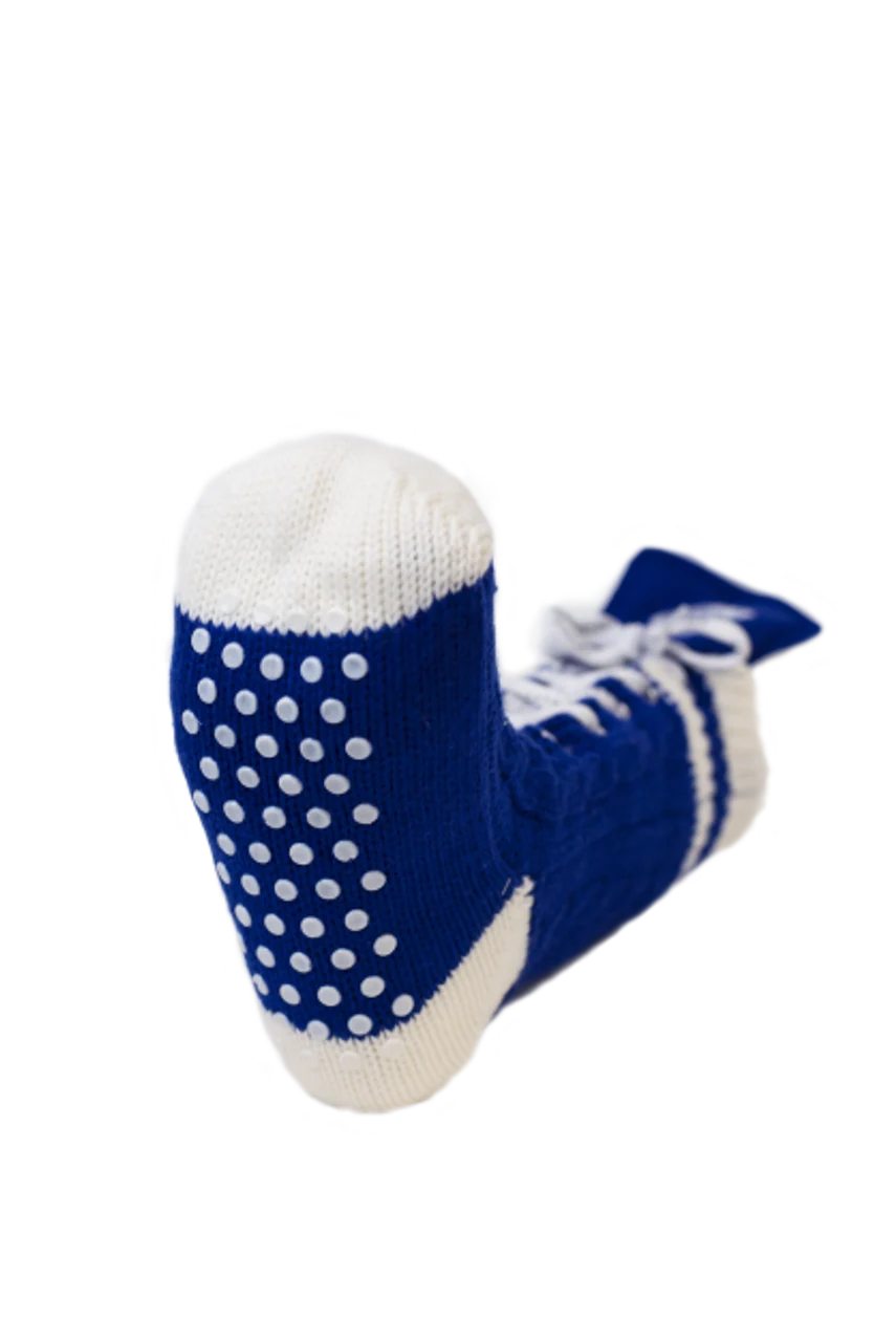 Toronto Maple Leafs NHL Hockey Sockey Unisex Royal Slipper Skates Socks product image 2, provided for visual reference and