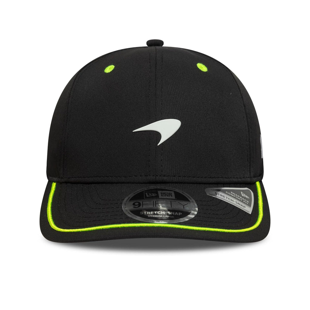 McLaren F1 New Era Men Black 9Fifty Pop Stretch Snapback product image 3, provided for visual reference and product detail