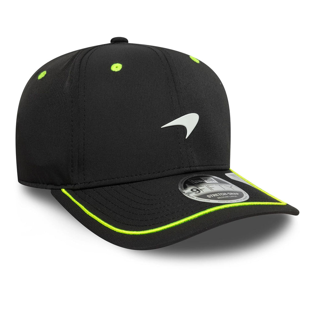 McLaren F1 New Era Men Black 9Fifty Pop Stretch Snapback product image 4, provided for visual reference and product detail