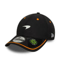 McLaren F1 New Era Men Black 9Forty Pop Adjustable Hat product image 1, provided for visual reference and product detail