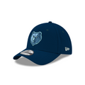 Memphis Grizzlies NBA New Era Men Navy 39Thirty Team Classic Stretch Fit Hat product image 1, provided for visual reference