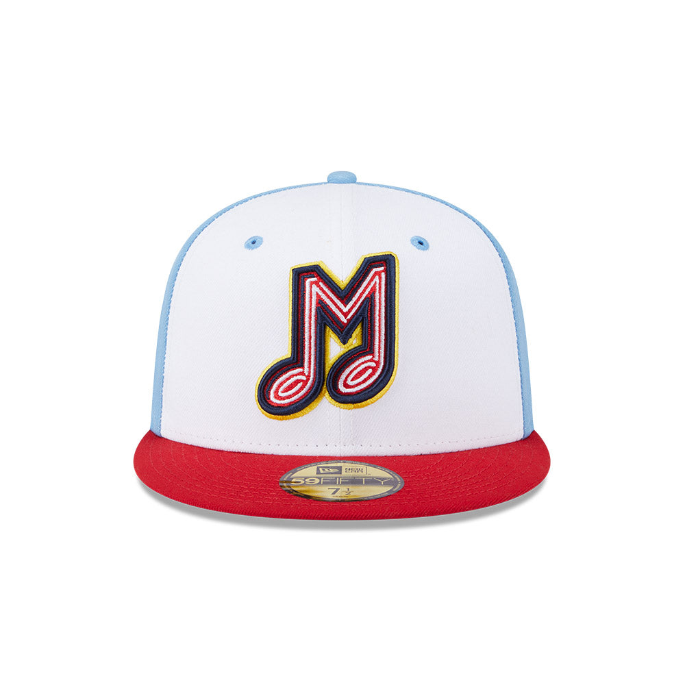 Memphis Redbirds MiLB New Era Men White/Red 59Fifty Alternate Authentic Collection Fitted Hat product image 3, provided for