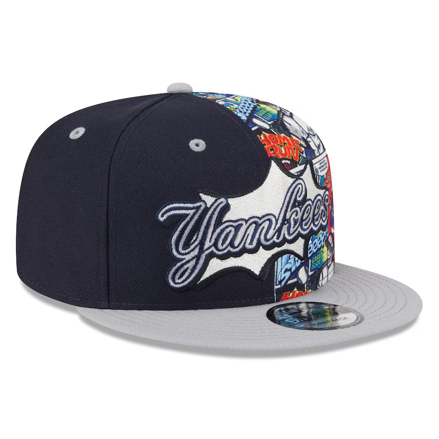 New York Yankees MLB New Era Men Navy/Gray 9Fifty 2025 Diamond Hero Edition Snapback product image 5, provided for visual