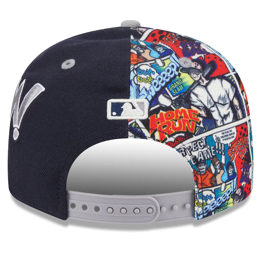 New York Yankees MLB New Era Men Navy/Gray 9Fifty 2025 Diamond Hero Edition Snapback product image 2, provided for visual