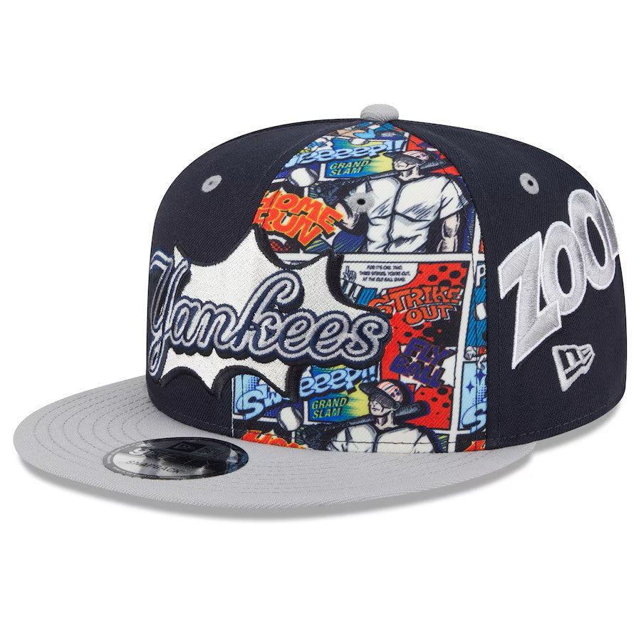 New York Yankees MLB New Era Men Navy/Gray 9Fifty 2025 Diamond Hero Edition Snapback product image 1, provided for visual