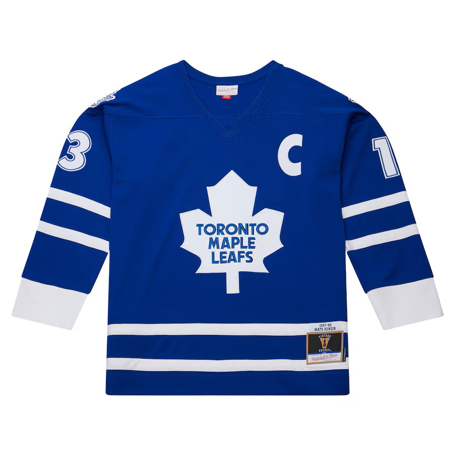 Mats Sundin Toronto Maple Leafs NHL Mitchell & Ness Men Royal 1997-98 Power Play Authentic Jersey product image 2, provided