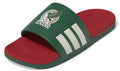 Mexico National Team FIFA Adidas Men Green Adilette Comfort Sandals product image 1, provided for visual reference and