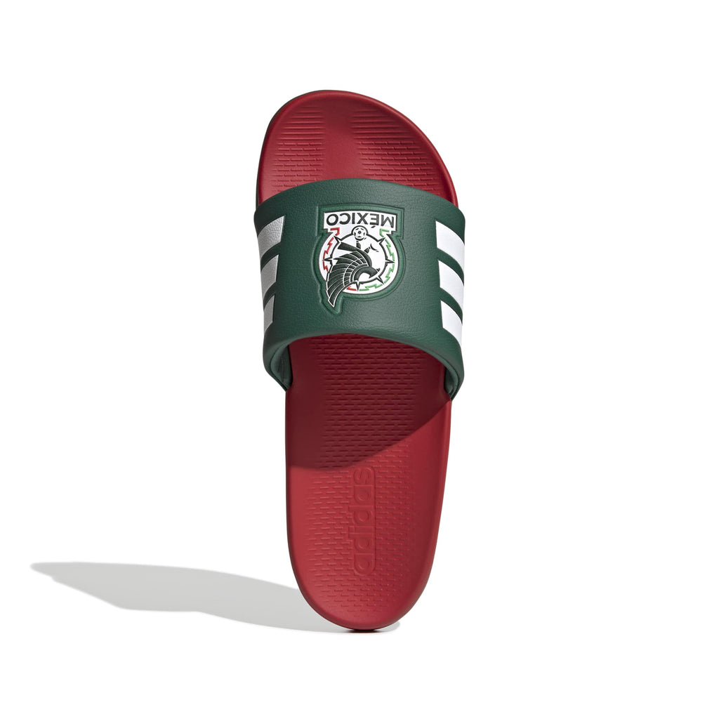 Mexico National Team FIFA Adidas Men Green Adilette Comfort Sandals product image 3, provided for visual reference and