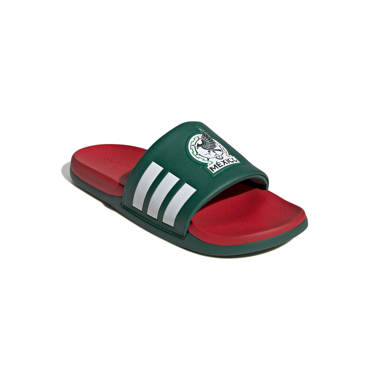 Mexico National Team FIFA Adidas Men Green Adilette Comfort Sandals product image 4, provided for visual reference and