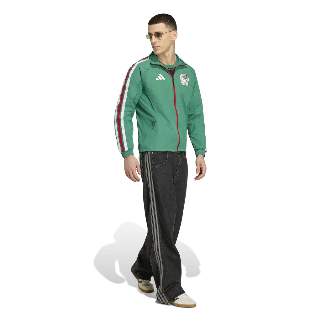 Mexico National Team FIFA Adidas Men Green Anthem Jacket product image 4, provided for visual reference and product detail