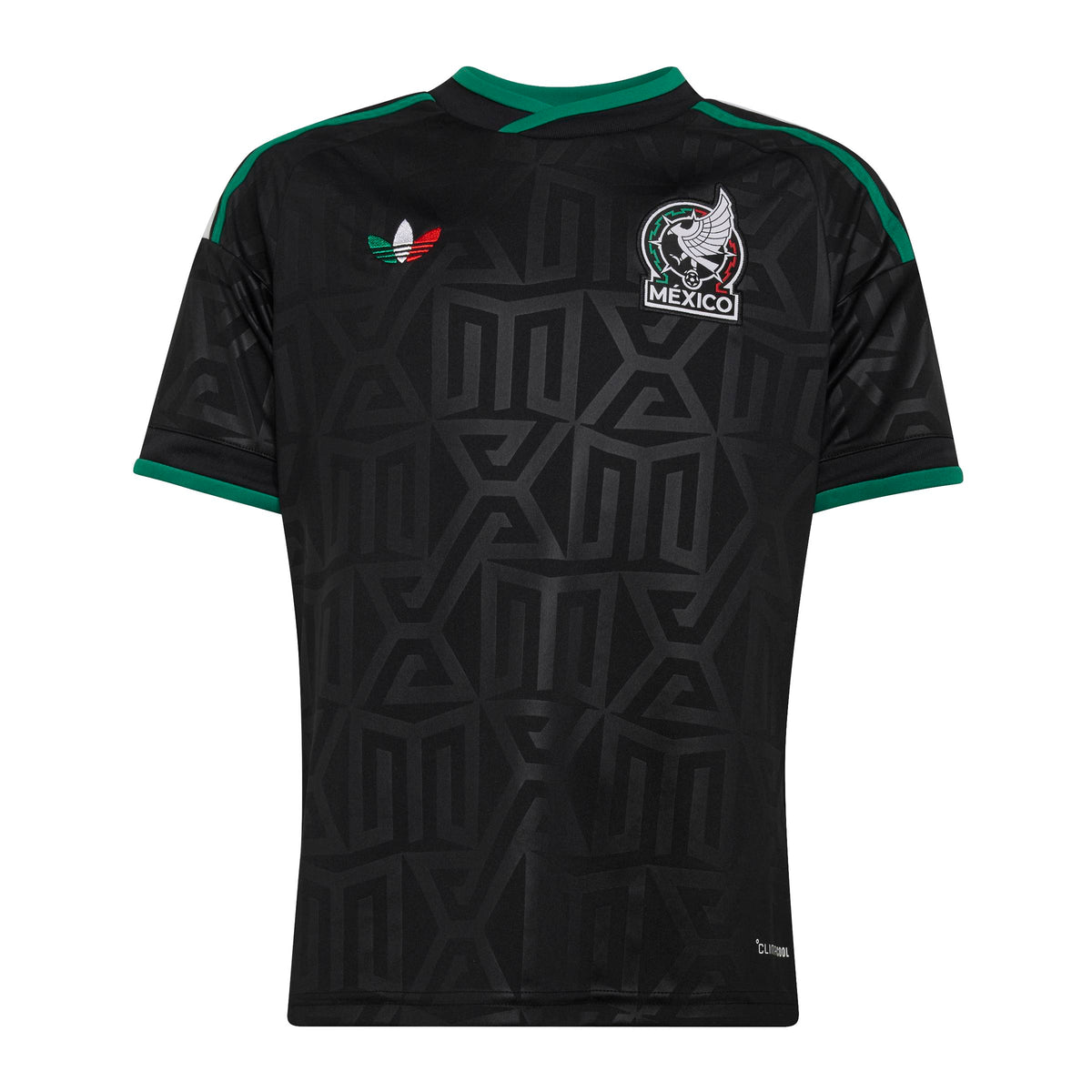 Mexico National Team FIFA Adidas Youth Black 2026 Third Jersey product image 1, provided for visual reference and product