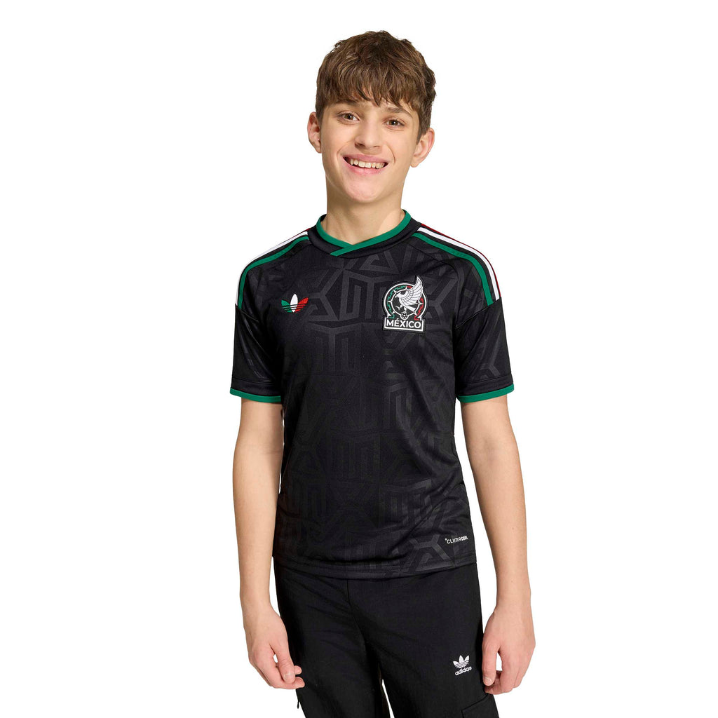 Mexico National Team FIFA Adidas Youth Black 2026 Third Jersey product image 3, provided for visual reference and product