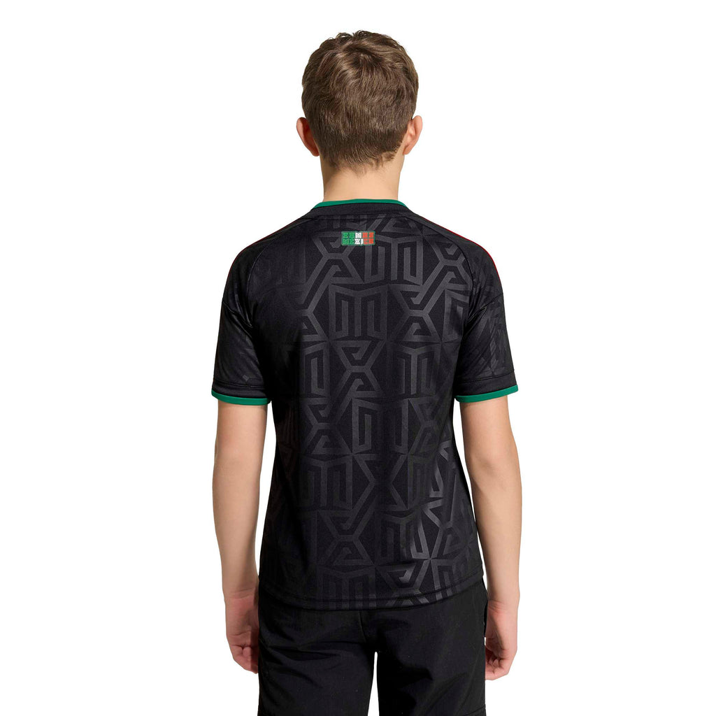 Mexico National Team FIFA Adidas Youth Black 2026 Third Jersey product image 4, provided for visual reference and product