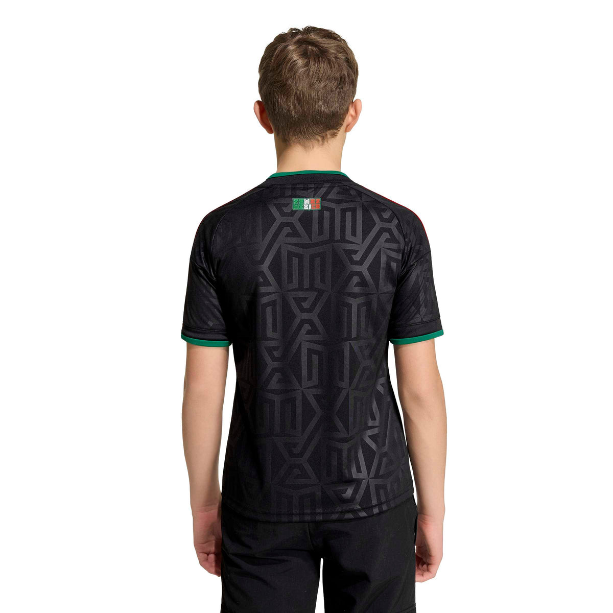 Mexico National Team FIFA Adidas Youth Black 2026 Third Jersey product image 4, provided for visual reference and product
