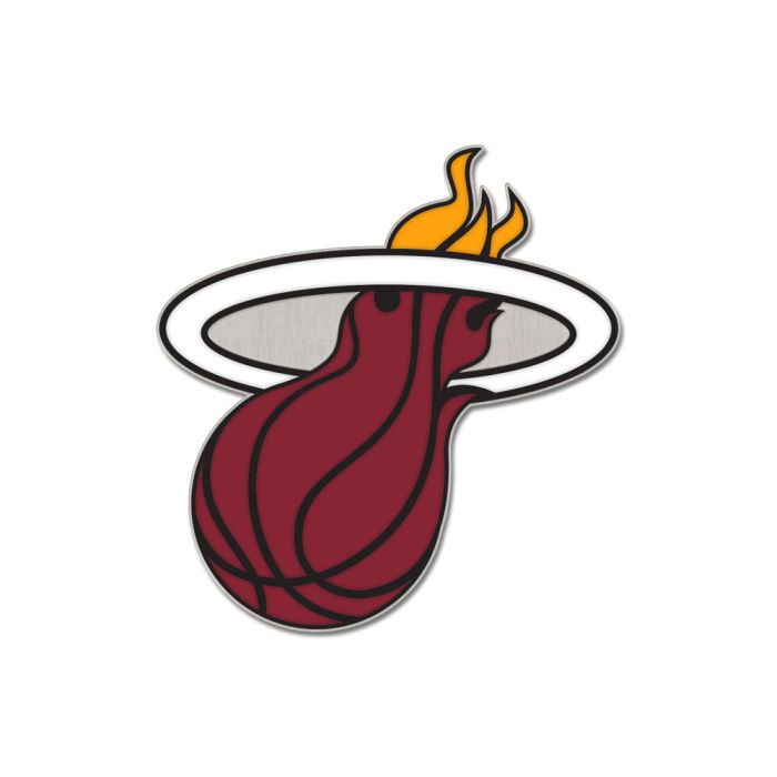 Miami Heat NBA WinCraft Collector Enamel Pin product image 1, provided for visual reference and product detail review