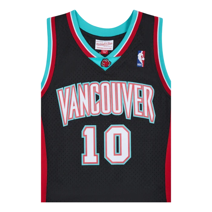 Mike Bibby Vancouver Grizzlies NBA Mitchell & Ness Men Black 2000-01 Reload Hardwood Classics Swingman Jersey product image