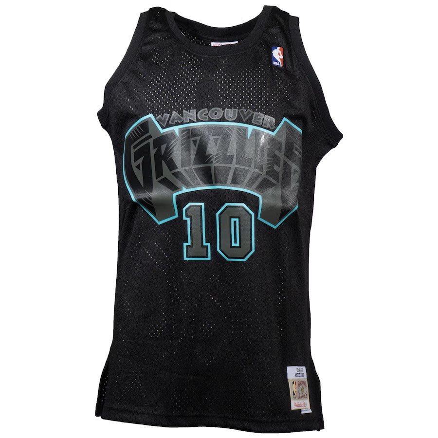 Mike Bibby Vancouver Grizzlies NBA Mitchell & Ness Men Black Dynamic Hardwood Classics Swingman Jersey product image 3,