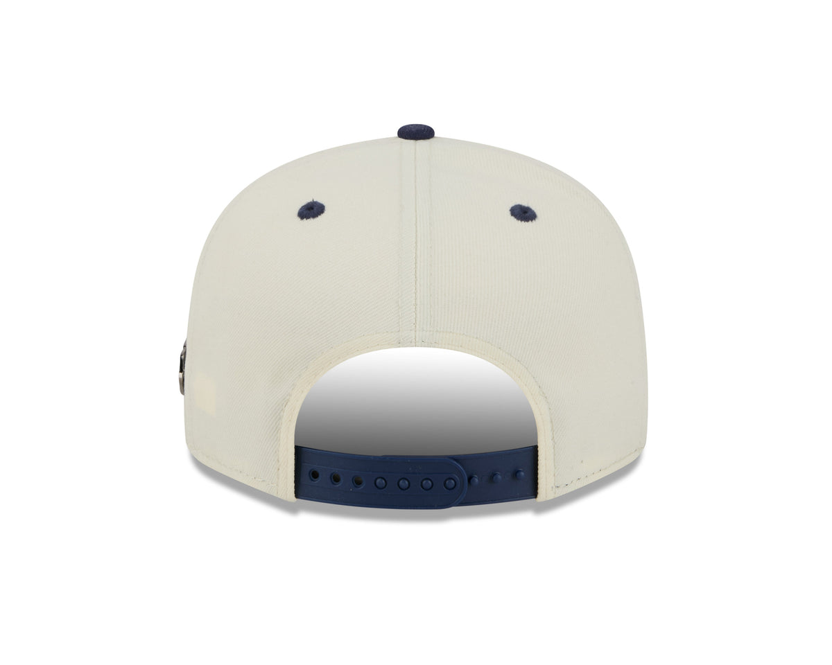 Milwaukee Brewers MLB New Era Men Cream/Navy 9Fifty Mascot Pin Snapback product image 2, provided for visual reference and