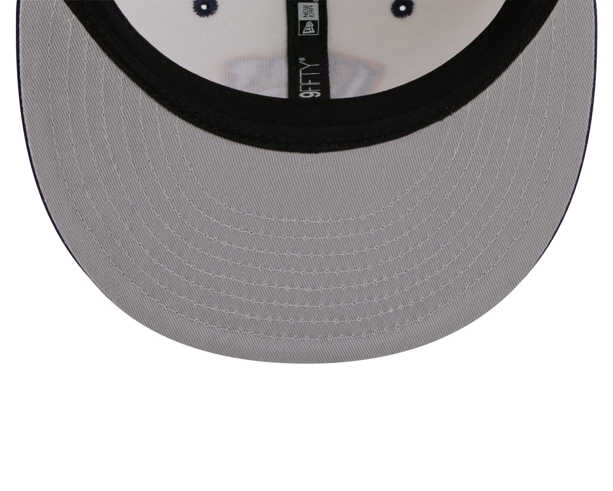 Milwaukee Brewers MLB New Era Men Cream/Navy 9Fifty Mascot Pin Snapback product image 7, provided for visual reference and