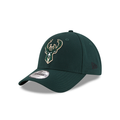 Milwaukee Bucks NBA New Era Men Green 9Forty The League Adjustable Hat product image 1, provided for visual reference and