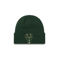 Milwaukee Bucks NBA New Era Men Green Core Classic Cuff Knit Beanie product image 1, provided for visual reference and