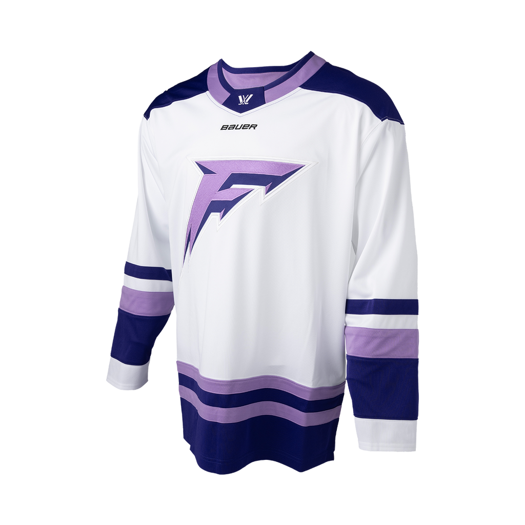 Minnesota Frost PWHL Bauer Unisex White 2025 Replica Away Jersey product image 3, provided for visual reference and product