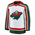 Minnesota Wild NHL Fanatics Branded Men White 25th Anniversary Premium Jersey product image 1, provided for visual reference