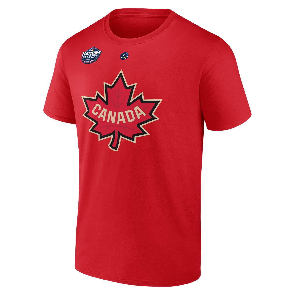 Mitch Marner Canada NHL 4 Nations Face-Off Fanatics Branded Men Red Authentic T-Shirt product image 2, provided for visual