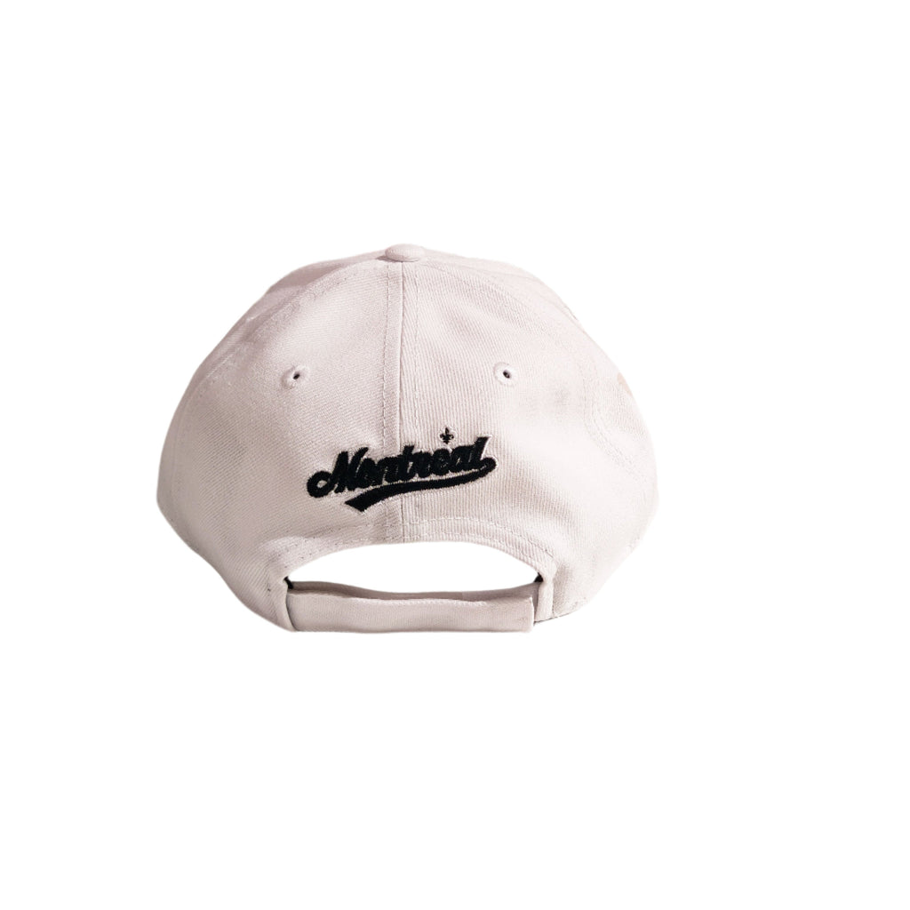Montreal Expos MLB New Era Men White 9Forty Cooperstown Adjustable Hat product image 2, provided for visual reference and
