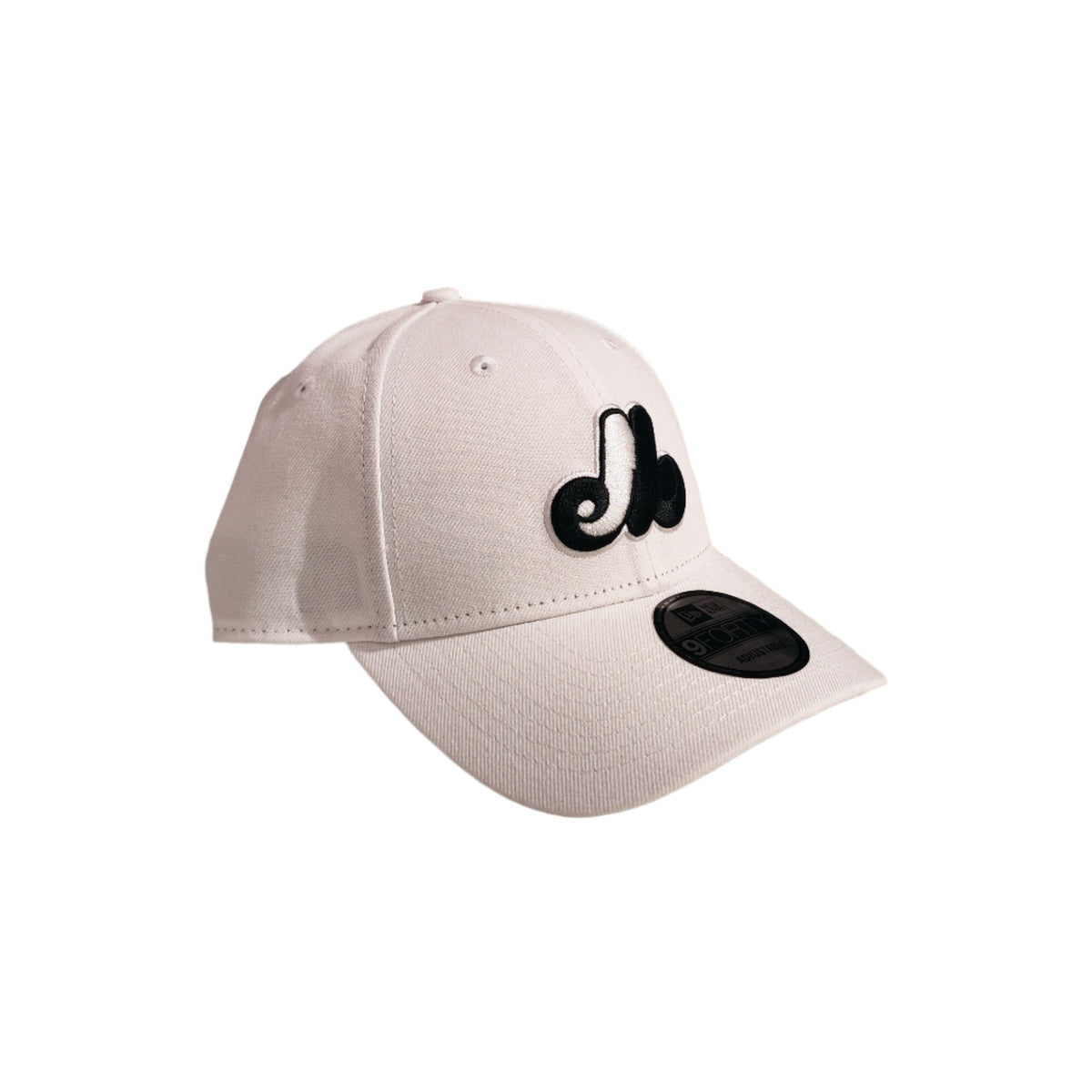 Montreal Expos MLB New Era Men White 9Forty Cooperstown Adjustable Hat product image 4, provided for visual reference and