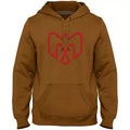 Montreal Alouettes CFL Bulletin Men Dune Express Twill Red Logo Hoodie product image 1, provided for visual reference and
