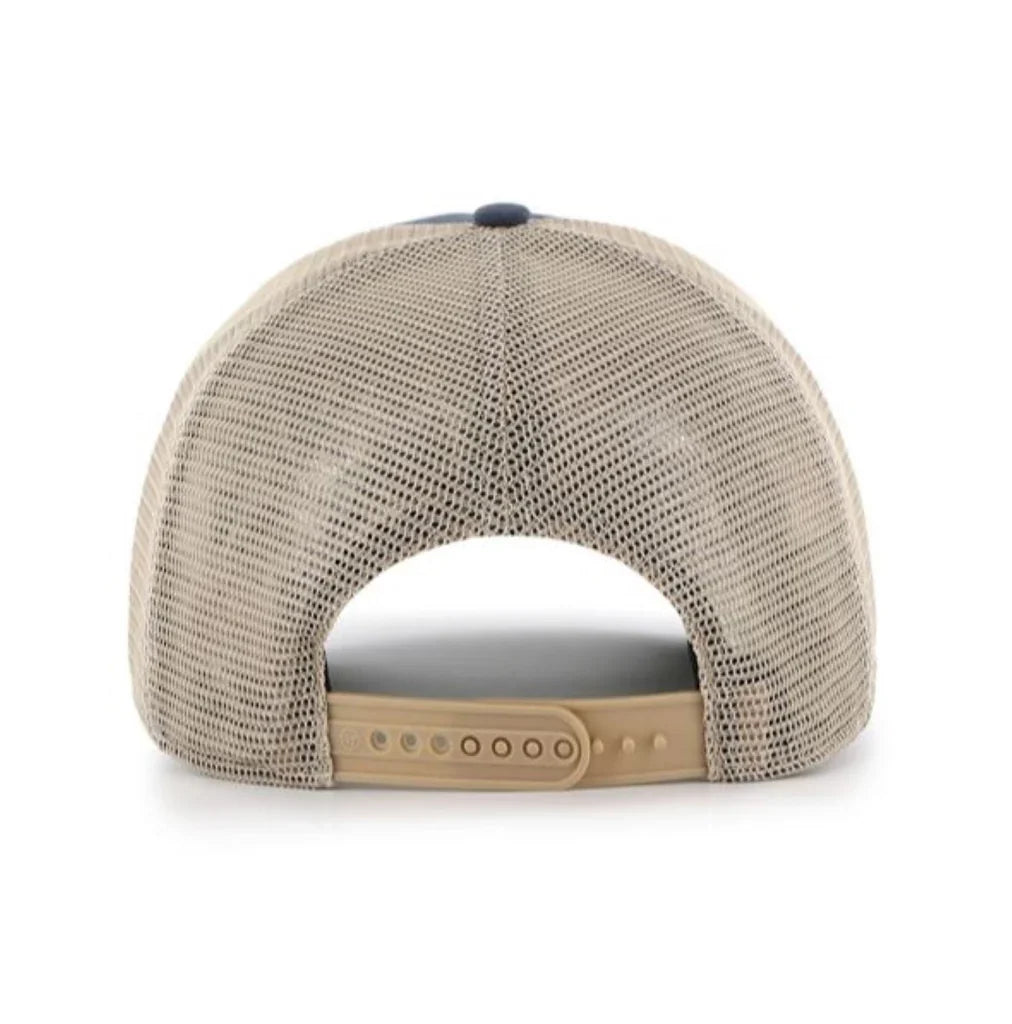 Montreal Canadiens NHL 47 Brand Men Navy Squamish Hitch Trucker Snapback product image 2, provided for visual reference and