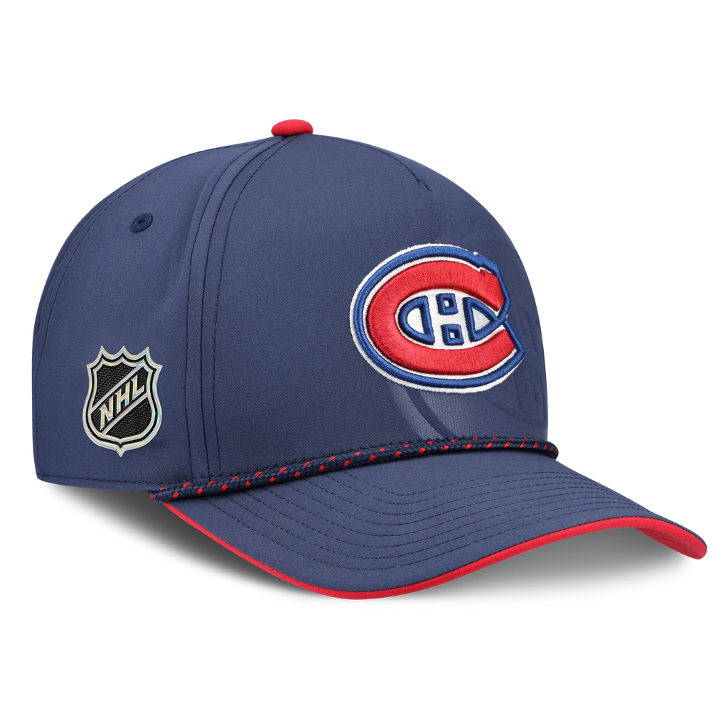 Montreal Canadiens NHL Fanatics Branded Men Navy 2026 Draft Authentic Pro A-Frame Adjustable Hat product image 4, provided