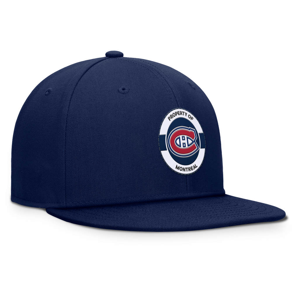 Montreal Canadiens NHL Fanatics Branded Men Navy Authentic Pro 2025 Training Camp Snapback product image 4, provided for