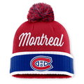 Montreal Canadiens NHL Fanatics Branded Men Red 2026 Draft Cuff Pom Knit Hat product image 1, provided for visual reference