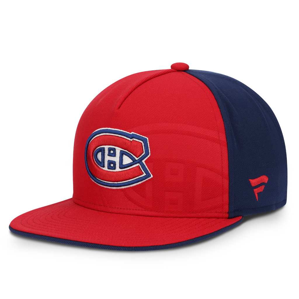 Montreal Canadiens NHL Fanatics Branded Men Red/Navy 2026 Draft Authentic Pro Snapback Hat product image 1, provided for