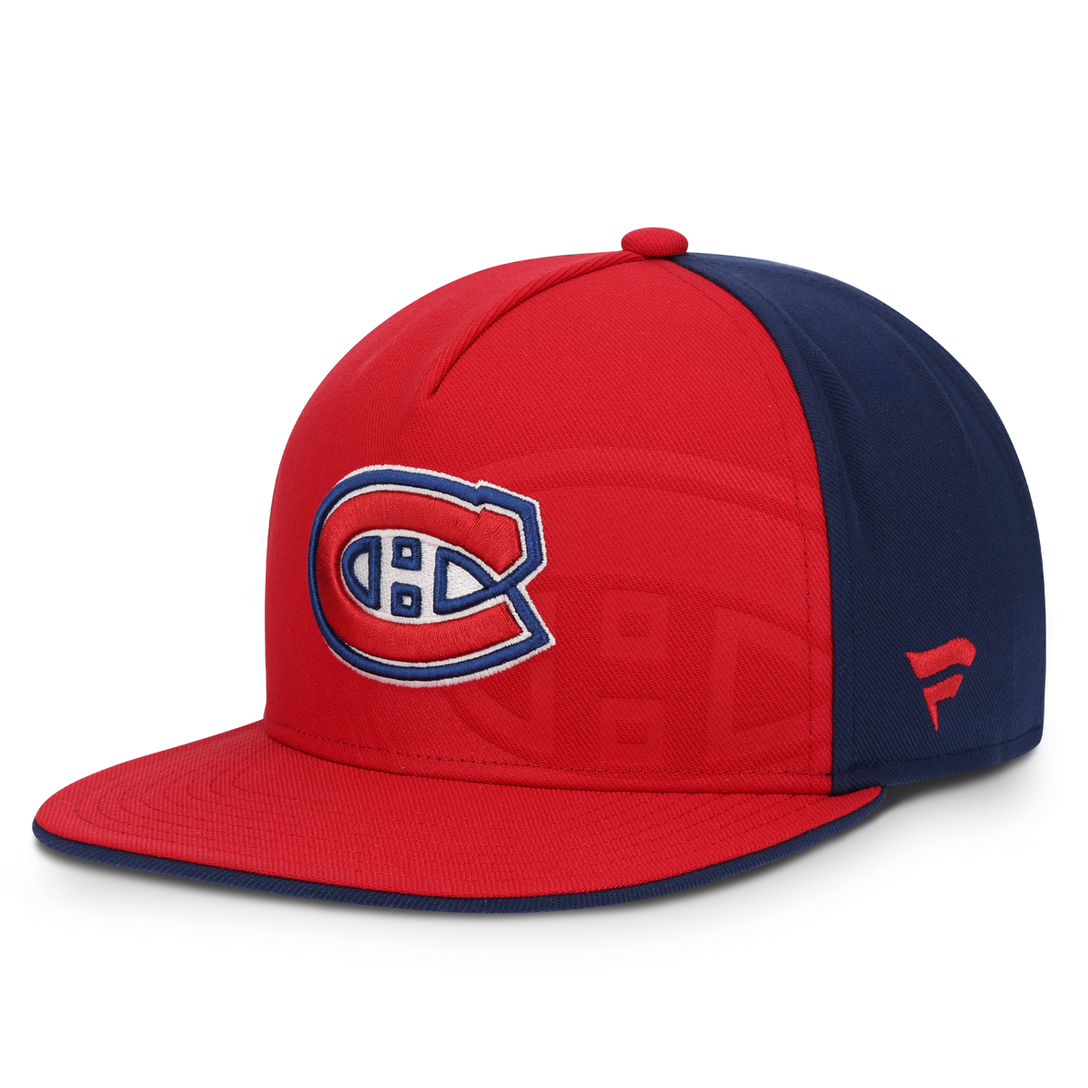 Montreal Canadiens NHL Fanatics Branded Men Red/Navy 2026 Draft Authentic Pro Snapback Hat product image 1, provided for