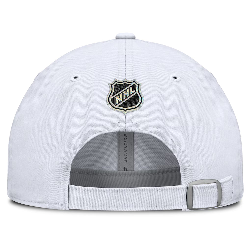 Montreal Canadiens NHL Fanatics Branded White 2025 Hockey Fights Cancer Authentic Pro Adjustable Hat product image 2,